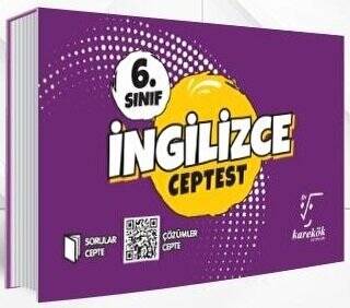 6. Sınıf İngilizce Cep Test - 1