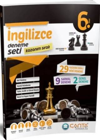 6. Sınıf İngilizce Kazanım Sıralı Deneme Seti - 1