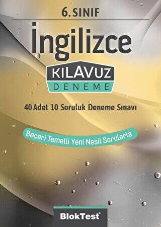 6. Sınıf İngilizce Kılavuz Deneme - 1
