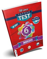 6. Sınıf İngilizce Yaprak Test - 1