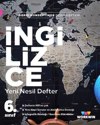 6. Sınıf İngilizce Yeni Nesil Defter - 1