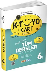 6. Sınıf K-Tüyo Kart Destekli Hedef Bir Fazla Tüm Dersler Soru Bankası - 1