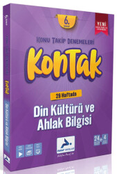 6. Sınıf Kontak Din Kültürü ve Ahlak Bilgisi Konu Takip Denemeleri - Paraf Yayınları