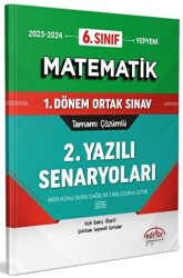 6. Sınıf Matematik 1. Dönem Ortak Sınavı 2. Yazılı Senaryoları Tamamı Çözümlü - 1