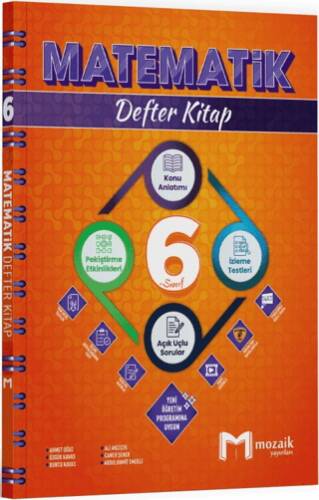 6. Sınıf Matematik Defter Kitap - 1
