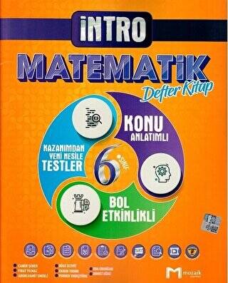 6. Sınıf Matematik İntro Defter Kitap - 1