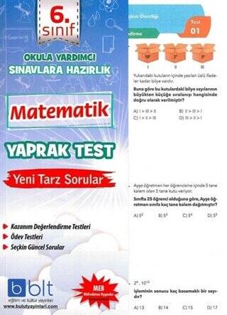 6. Sınıf Matematik Yaprak Test - 1