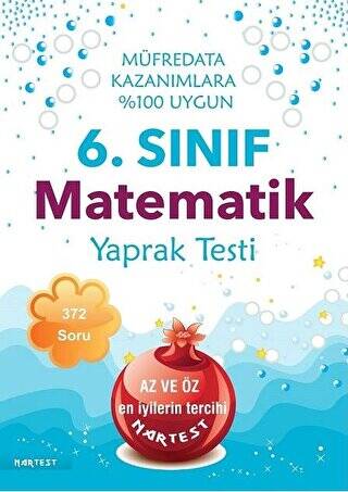 6. Sınıf Matematik Yaprak Testi - 1