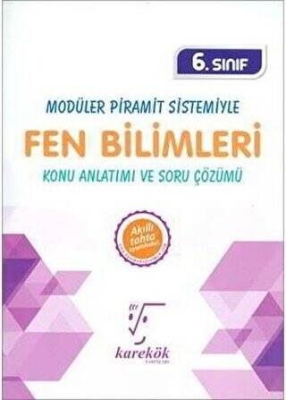 6. Sınıf Modüler Piramit Sistemiyle Fen Bilimleri Konu Anlatımı ve Soru Çözümü - 1