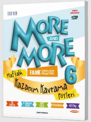 6. Sınıf More and More English Haftalık Kazanım Kavrama Föyleri 40 Föy - 1