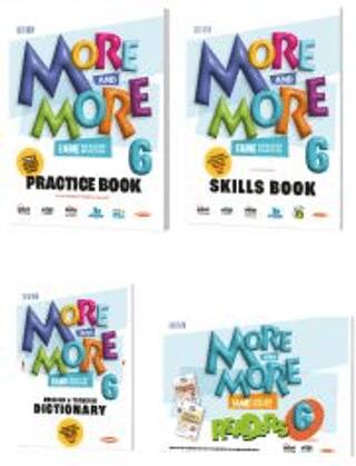 6. Sınıf More & More English Practice Book + Dictionary + Skills Book + Readers - 1