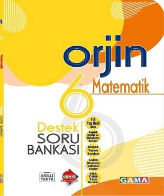 6. Sınıf Orjin Matematik Destek Soru Bankası - 1