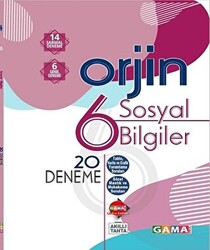 6. Sınıf Orjin Sosyal Bilgiler Denemeleri - 1