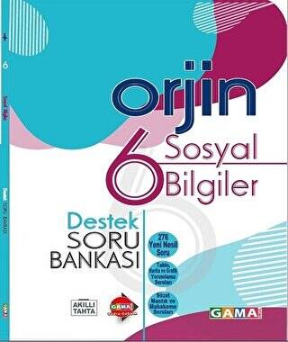 6. Sınıf Orjin Sosyal Bilgiler Tekrar Testleri - 1