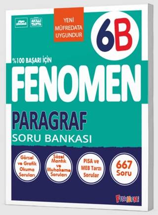 6. Sınıf Paragraf Fenomen Soru Bankası - 1
