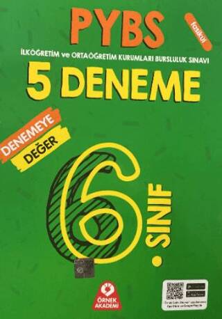 6. Sınıf PYBS Parasız Yatılılık ve Bursluluk Sınavı 5 Deneme - 1