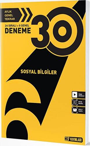 6. Sınıf Sosyal Bilgiler 30 Deneme - 1