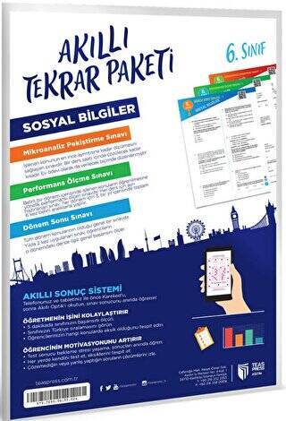 6. Sınıf Sosyal Bilgiler Akıllı Tekrar Paketi - 1