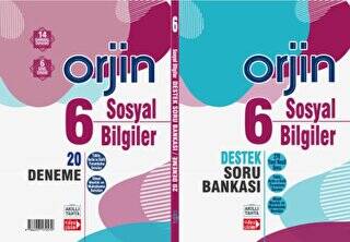 6. Sınıf Sosyal Bilgiler Destek Soru Bankası + 20 Deneme - 1