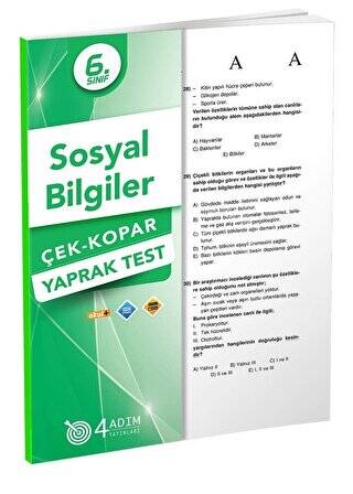 6. Sınıf Sosyal Bilgiler Yaprak Test - 1