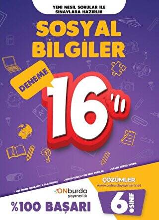 6. Sınıf Sosyal Yeni Nesil Branş Denemeleri - 1
