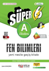 6. Sınıf Süper Fen Bilimleri Soru Kitabı Yeni Nesil A - Nitelik Yayınları