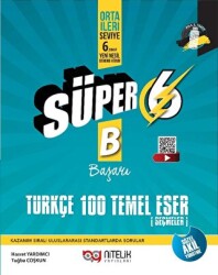 6. Sınıf Süper Türkçe 100 Temel Eser Yeni Nesil Soru Kitabı - 1