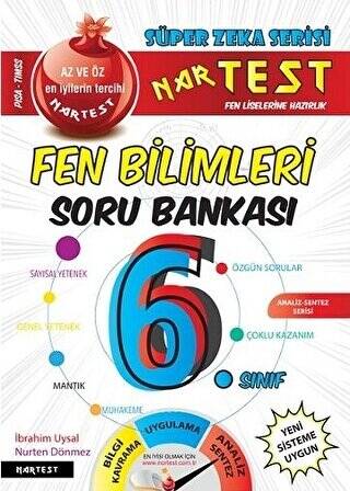 6. Sınıf Süper Zeka Fen Bilimleri Soru Bankası - 1