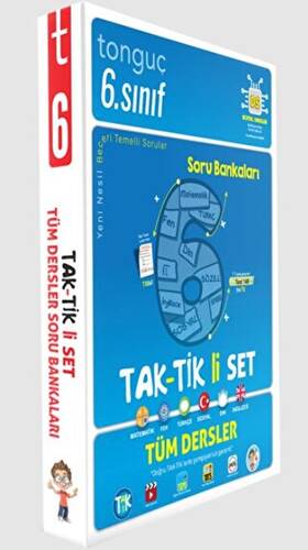6. Sınıf Taktikli Tüm Dersler Soru Bankası Seti - 1