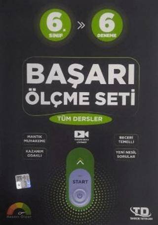 6. Sınıf Tüm Dersler Başarı Ölçme Seti 6 Deneme Sınavı - 1