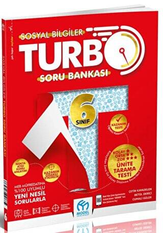 6. Sınıf Turbo Sosyal Bilgiler Soru Bankası - 1