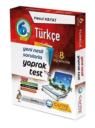6. Sınıf Türkçe 8 Öğrencilik Kutu Yaprak Test - 1