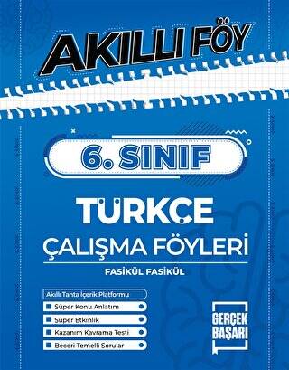 6. Sınıf Türkçe Akıllı Föy - 1