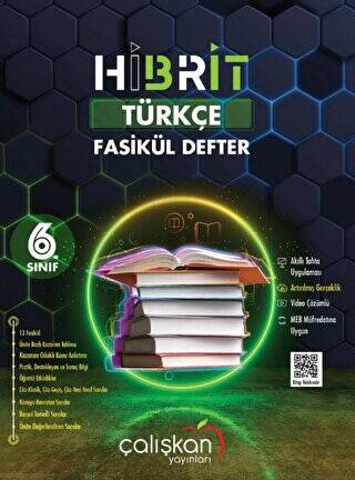 6. Sınıf Türkçe Fasikül Defter - 1