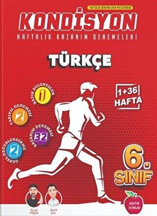 6. Sınıf Türkçe Kondisyon Haftalık Kazanım Deneme - 1