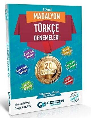 6. Sınıf Türkçe Madalyon 20 Deneme - 1