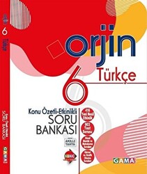 6. Sınıf Türkçe Orjin Konu Özetli Etkinlikli Soru Bankası - 1