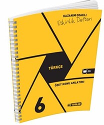 6. Sınıf Türkçe Özet Konu Anlatımlı Etkinlik Kitabı - 1