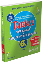 6. Sınıf Türkçe Soru Bankası + Yazılıya Hazırlık Soruları 2`Si 1 Arada - 1