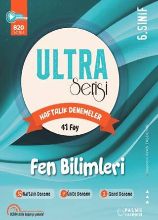 6. Sınıf Ultra Serisi Fen Bilimleri Haftalık Denemeler 41 Föy - 1