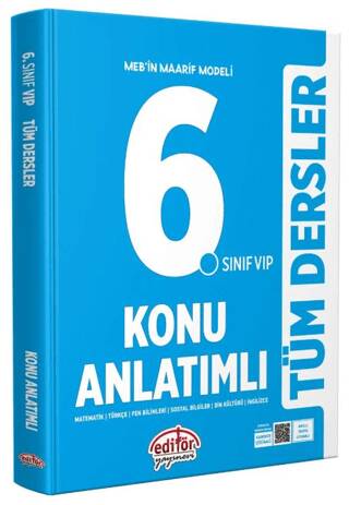 6. Sınıf VIP Tüm Dersler Konu Anlatımlı - 1