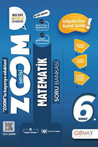 6. Sınıf Zoom Serisi Matematik Soru Bankası - 1