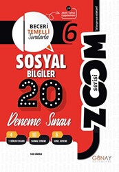 6. Sınıf Zoom Serisi Sosyal Bilgiler 20`li Deneme Sınavı - 1