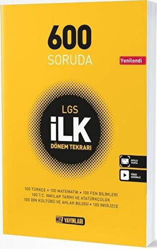 600 Soruda LGS İlk Dönem Tekrarı - 1