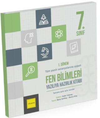 7. Sınıf 1. Dönem Fen Bilimleri Yazılıya Hazırlık Kitabı - 1