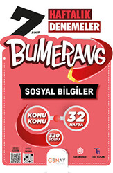 7. Sınıf Bumerang 32 Haftalık Sosyal Bilgiler Denemeleri - 1