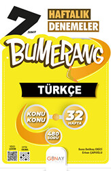 7. Sınıf Bumerang 32 Haftalık Türkçe Denemeleri - 1