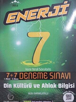 7. Sınıf Din Kültürü ve Ahlak Bilgisi Enerji 7+7 Deneme Sınavı - 1