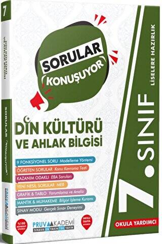 7. Sınıf Din Kültürü ve Ahlak Bilgisi Sorular Konuşuyor Soru Bankası - 1