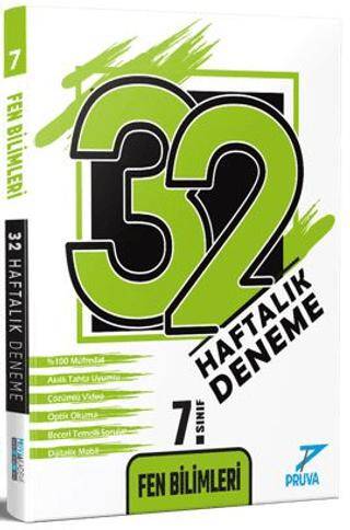 7. Sınıf Fen Bilimleri 32 Haftalık Deneme - 1